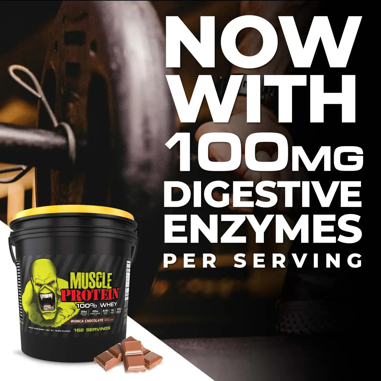 Colossal Labs Muscle Protein - 100% Whey Protein Powder, Muscle Growth, Gym, Fitness, Recovery